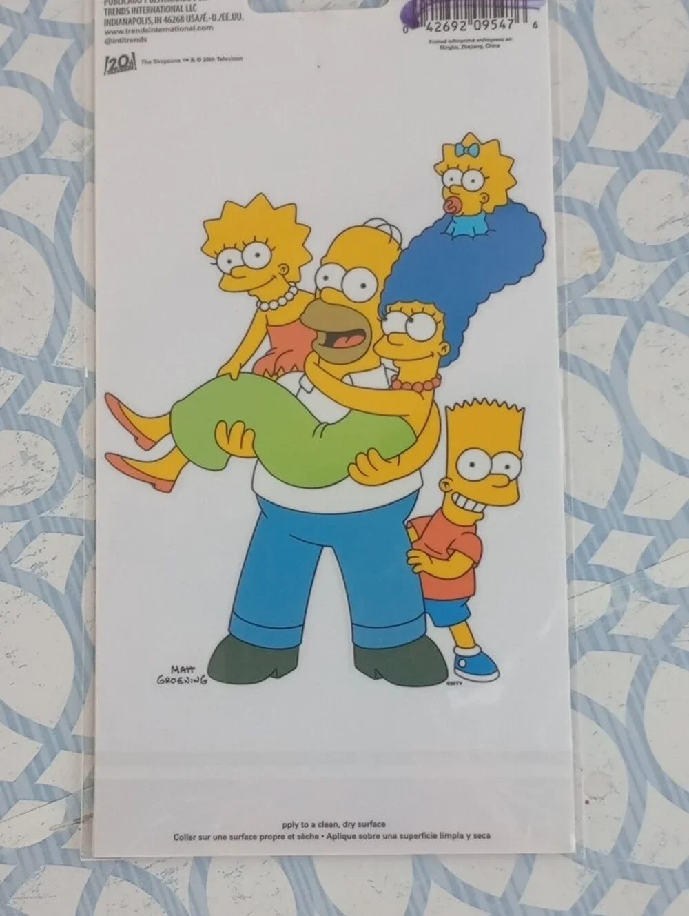 The Simpsons Family Wall Decal by Roomscapes - Yellow, Blue, Red